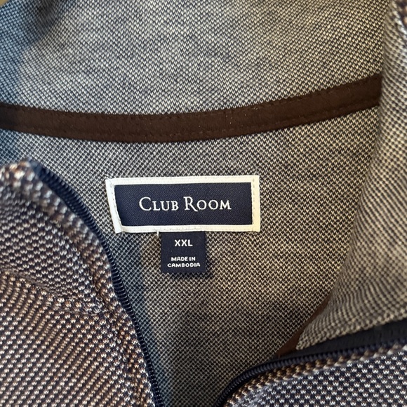 Club Room Textured 1/4 Zip - Picture 2 of 3